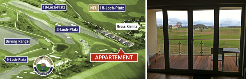 Lage Appartement Golfclub Gross Kienitz